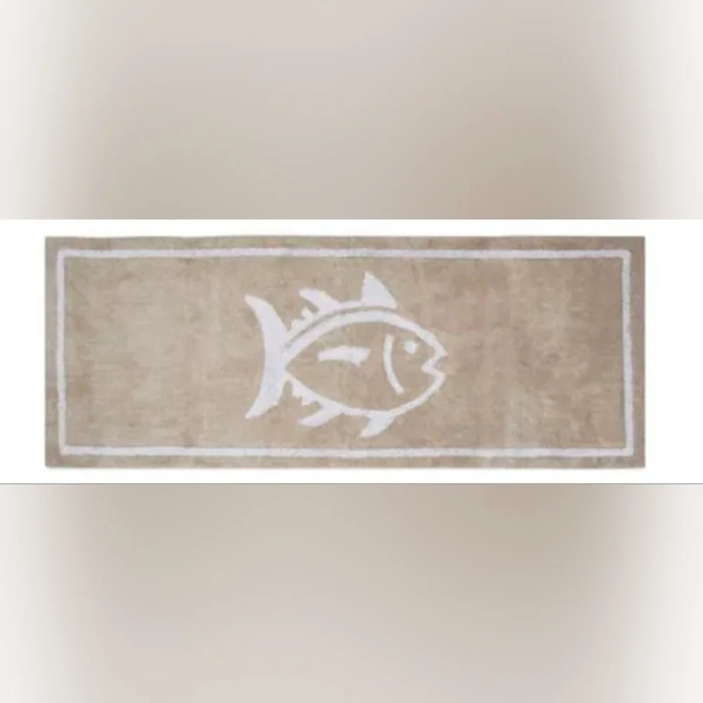 New Southern Tide Skip Jack Fish Bath Rug Runner Mat 22